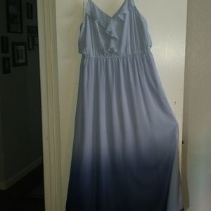 Ombre maxi dress